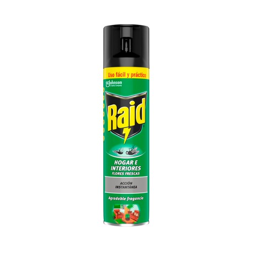 RAID Insecticida en aerosol de hogar e interiores 400 ml