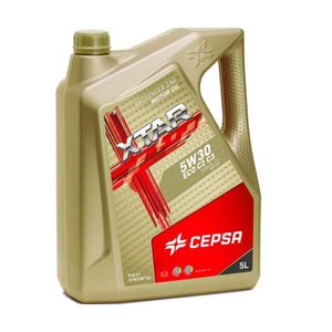 Imagen de Lubricante para coche 5W30 eco de 1 litro XTAR, CEPSA. 