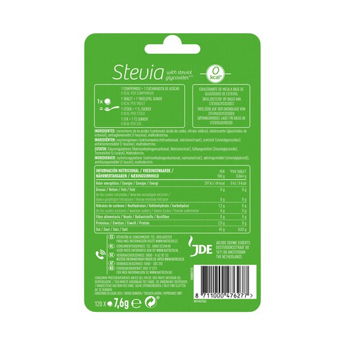 NATREEN Edulcorante con stevia NATREEN 120 uds.