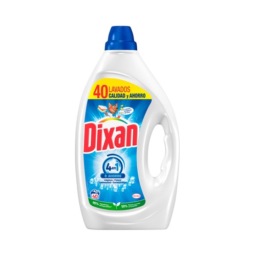 Detergente en gel para lavadora DIXAN 37 ds. 1,85 l.