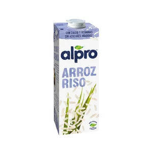 ALPRO Bebida de arroz 100% vegetal y sin azúcares añadidos  1 l.