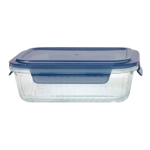 Recipiente rectangular de vidrio, 0,95 L. ACTUEL.