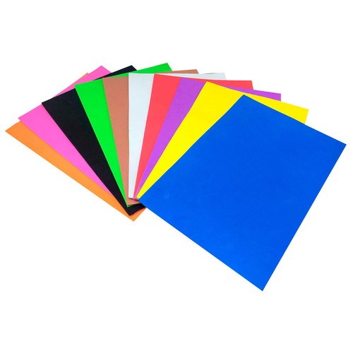 10 Laminas A4 Goma Eva Colores Surtidos Hk ALCAMPO