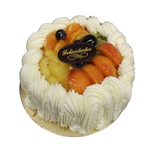 Tarta de frutas.