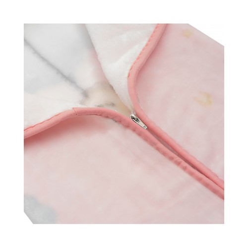 Manta para bebe babysac, color rosa, INTERBABY.