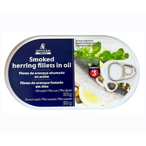 Filete4s de arenque ahumado en aceite 130g