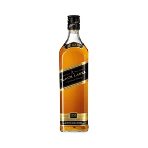 JOHNNIE WALKER Black label Whisky blended escocés 12 años 1 l.