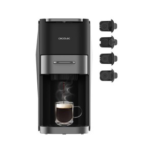 Cafetera expresso para café molido y cápsulas CECOTEC Freestyle Compact Dark.