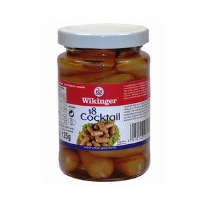 Wikinger Salchichas Cocktail Frasco de 125 G.