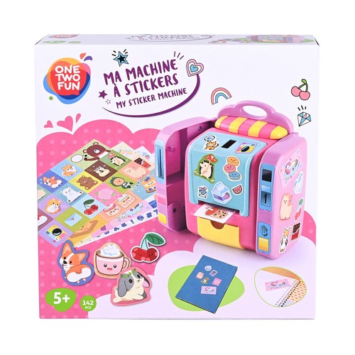 Mi Estudio para hacer Pegatinas con 142 piezas +5 Años ONE, TWO FUN