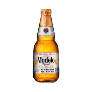 Imagen de MODELO ESPECIAL Cerveza rubia Mexicana botella de 33,5 centilitros