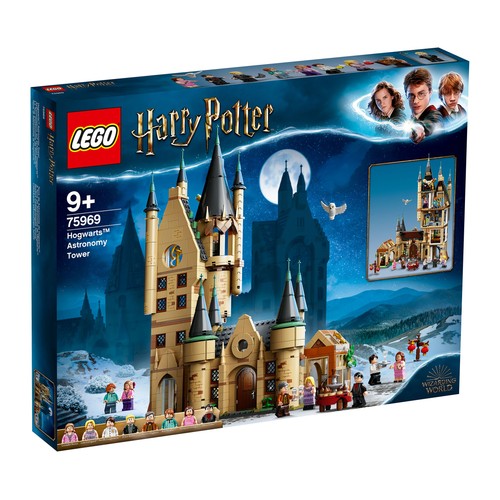 Construcciones Torre de Astronomía de Hogwarts con 971 piezas, LEGO Harry Potter 75969. 