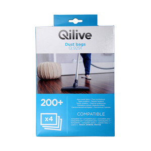 Pack de 4 bolsas de aspirador PRODUCTO ALCAMPO Nº200+ (QILIVE Q.9291).