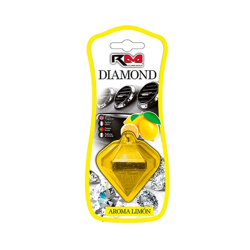 Ambientador de coche, aroma limón, DIAMOND.