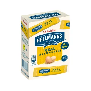 HELLMANN"S Mayonesa en monoporciones 12 x 10 ml.