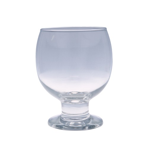 Copa de vidrio de pie bajo especial para combinados, gin tonics, etc. EÑE.