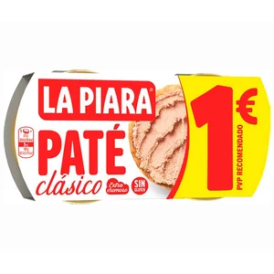 LA PIARA Paté clásico 2 x 75 gr.