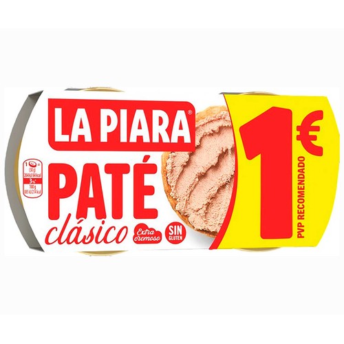 LA PIARA Paté clásico 2 x 75 gr.