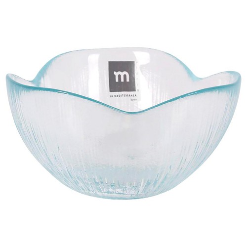 Bol de cristal transparente para snacks 12x6cm, LA MEDITERRÁNEA.