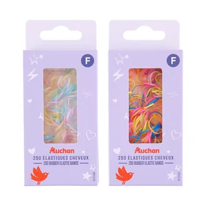 PRODUCTO ALCAMPO Gomas elásticas infantiles pequeñas, de divertidos colores 250 uds.