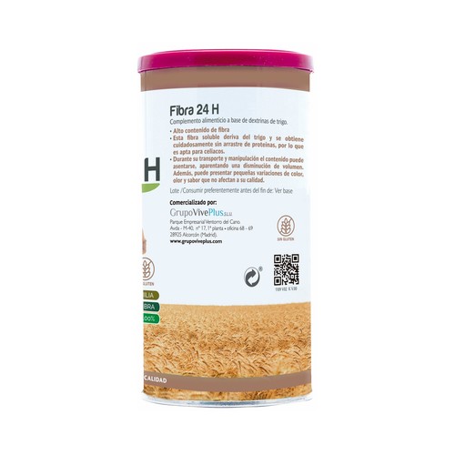 VIVE+ Lata de fibra 200 g.