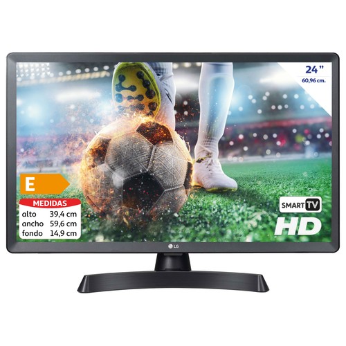 TV LED 60,9cm (24") LG 24TQ510S-PZ HD READY, SMART TV, WIFI, BLUETOOTH, TDT T2, USB reproductor, 2HDMI, 50HZ.