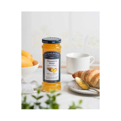 ST.DALFOUR Mermelada de piña y mango 284 g.