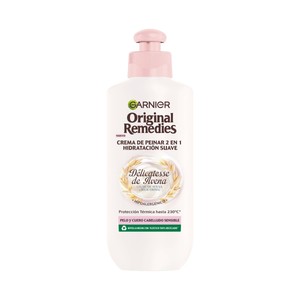 ORIGINAL REMEDIES Délicatesse de avena de Garnier Crema de peinado 2 en 1 para pelo y cuero cabelludo sensible 200 ml.