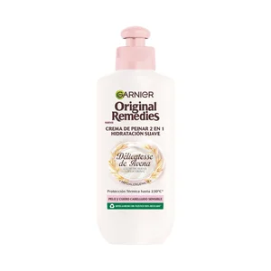 ORIGINAL REMEDIES Délicatesse de avena de Garnier Crema de peinado 2 en 1 para pelo y cuero cabelludo sensible 200 ml.