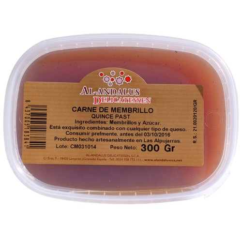 Carne de membrillo AL ANDALUS 300 g.
