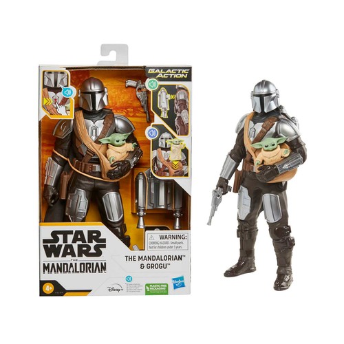 Figura electrónica The Mandalorian & Grogu, STAR WARS.