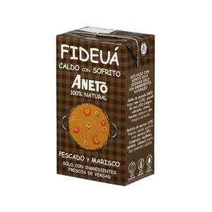 ANETO Caldo fideua de pescado y marisco 1l.