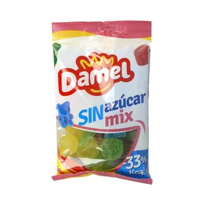 DAMEL Caramelos de goma Mix, sin azúcar 100 g.