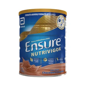 ENSURE Nutrivigor Complemento alimenticio con proteínas, vitaminas, minerales y sabor a chocolate 850 g.