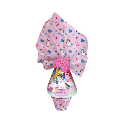 TESIA Huevo de pascua con sorpresa Unicornio 220 g.