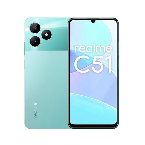 Smartphone REALME C51 verde menta, 256GB + 6GB