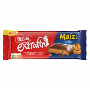 NESTLÉ Chocolate con leche maíz 84 g.