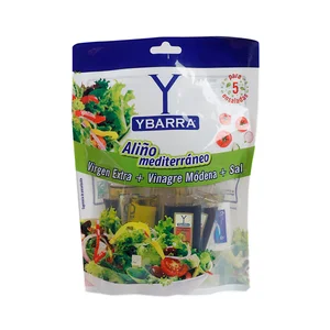 YBARRA Aliño Mediterráneo (aceite, vinagre Mòdena, sal) en bolsas individuales 100 gr