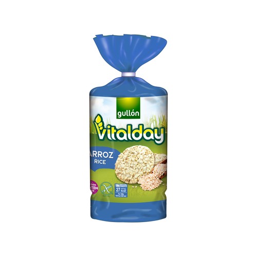 Tortitas de arroz GULLÓN VITALDAY 130 g.