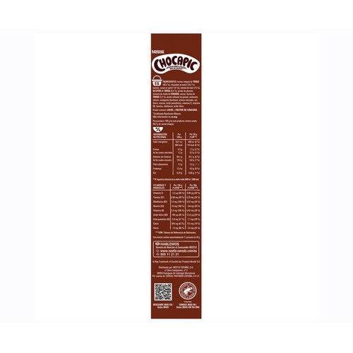 NESTLÉ Cereales chocapic proteína 340 g.