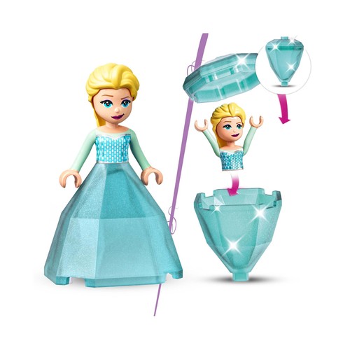 Patio del Castillo de Elsa con 53 piezas, LEGO DISNEY 43199.