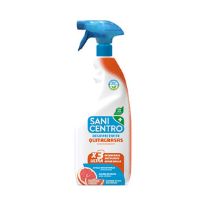 Imagen de SANICENTRO Quitagrasas desinfectante sin lejia, con aroma a pomelo fresh 750 ml.