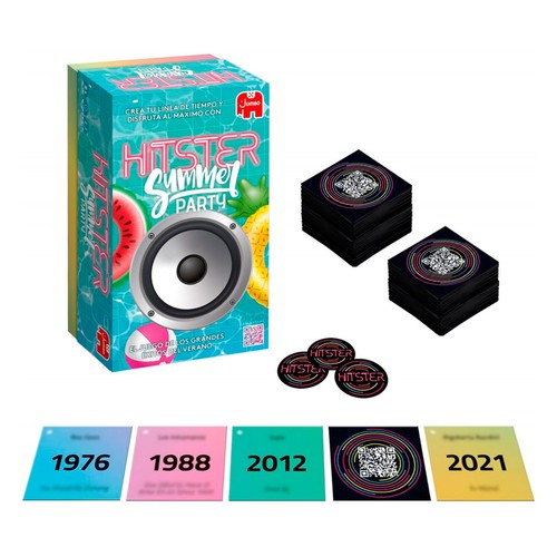 Hitster Summer, Juego de mesa musical +16 Años, JUMBO
