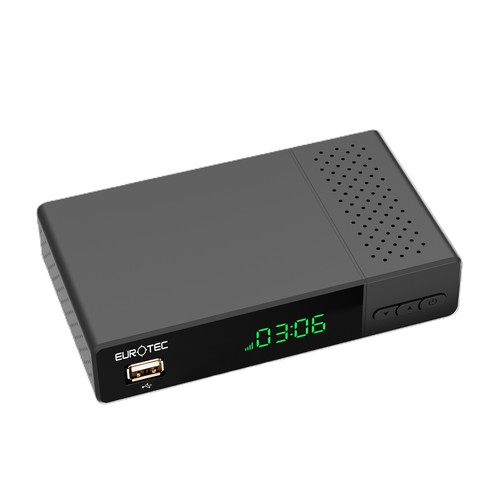 TDT2 de sobremesa USB EUROTEC Hermes, DVB-T2