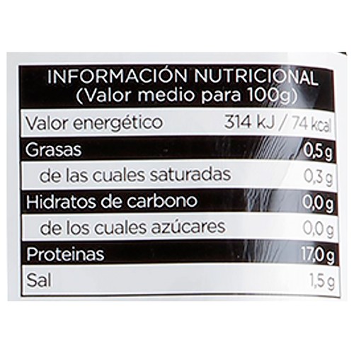 ALKORTA Maruca desalada filete 500 g.