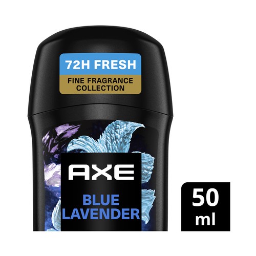 AXE Blue lavender Desodorante en stick para hombre, antitranspirante hasta 72 horas 50 ml.