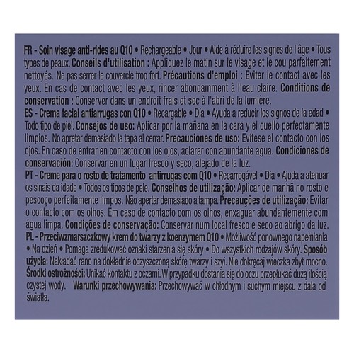 COSMIA Q10 Recarga de crema facial de día antiarrugas, para todo tipo de pieles 50 ml.
