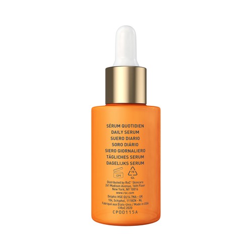 ROC Sérum de día multicorrector, especial pieles cansadas RÓC Revive + glow 30 ml.