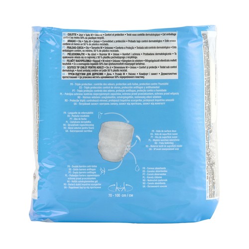 PRODUCTO ALCAMPO Pants de incontiencia unisex ultra absorbentes, talla M (70 - 100 cm) 12 uds.