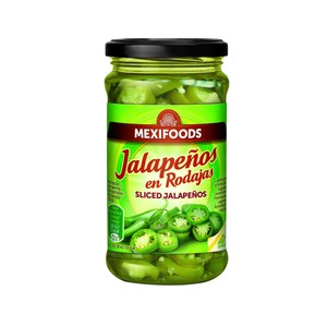 Jalapeños en rodajas 225 g.
